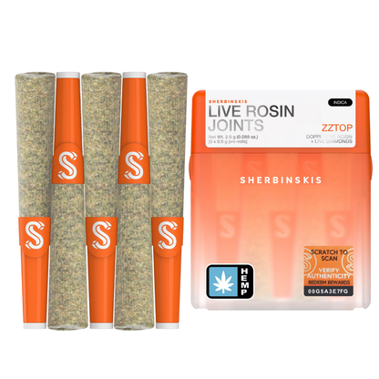 Sherbinskis Live Rosin Joints 2.5G | 5ct