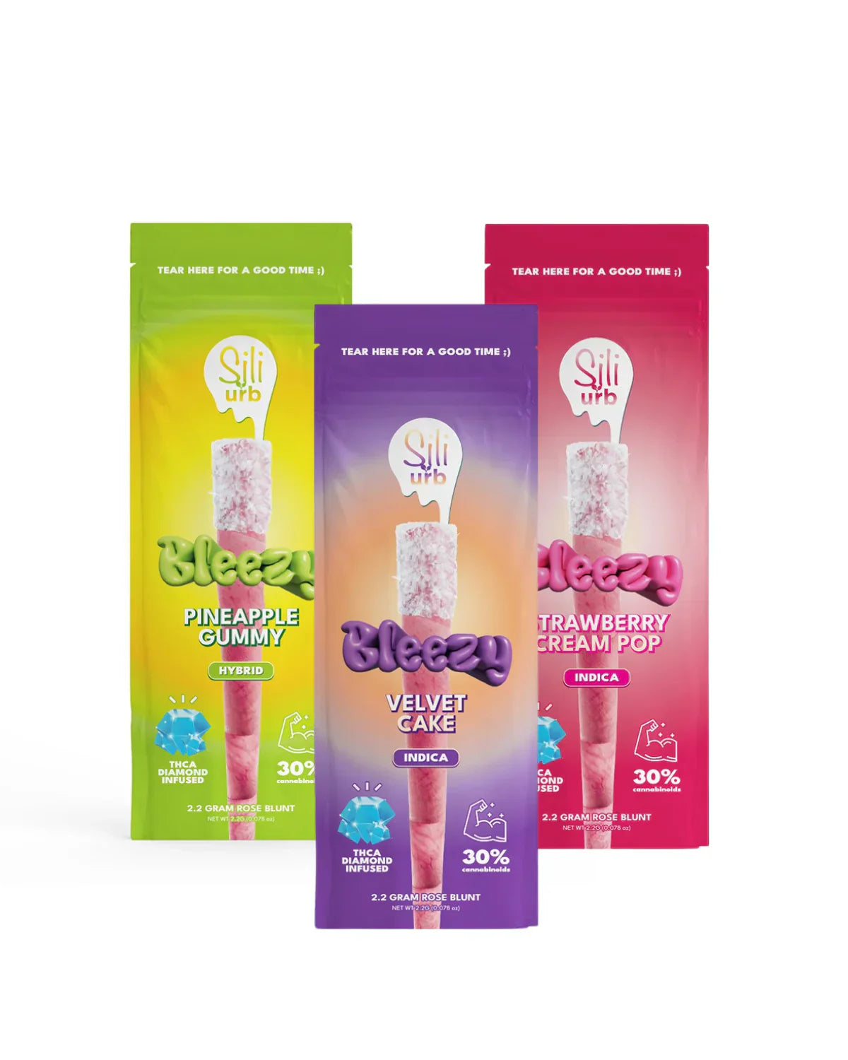 Sili x Urb Bleezy THCA Snow Capped Pre-Roll | 2.2g