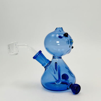Silo Glass - Bear-Alien Waterpipe - 4 Inches