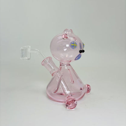 Silo Glass - Bear-Alien Waterpipe - 4 Inches