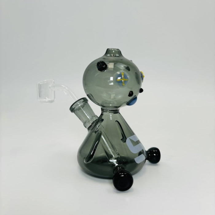 Silo Glass - Bear-Alien Waterpipe - 4 Inches