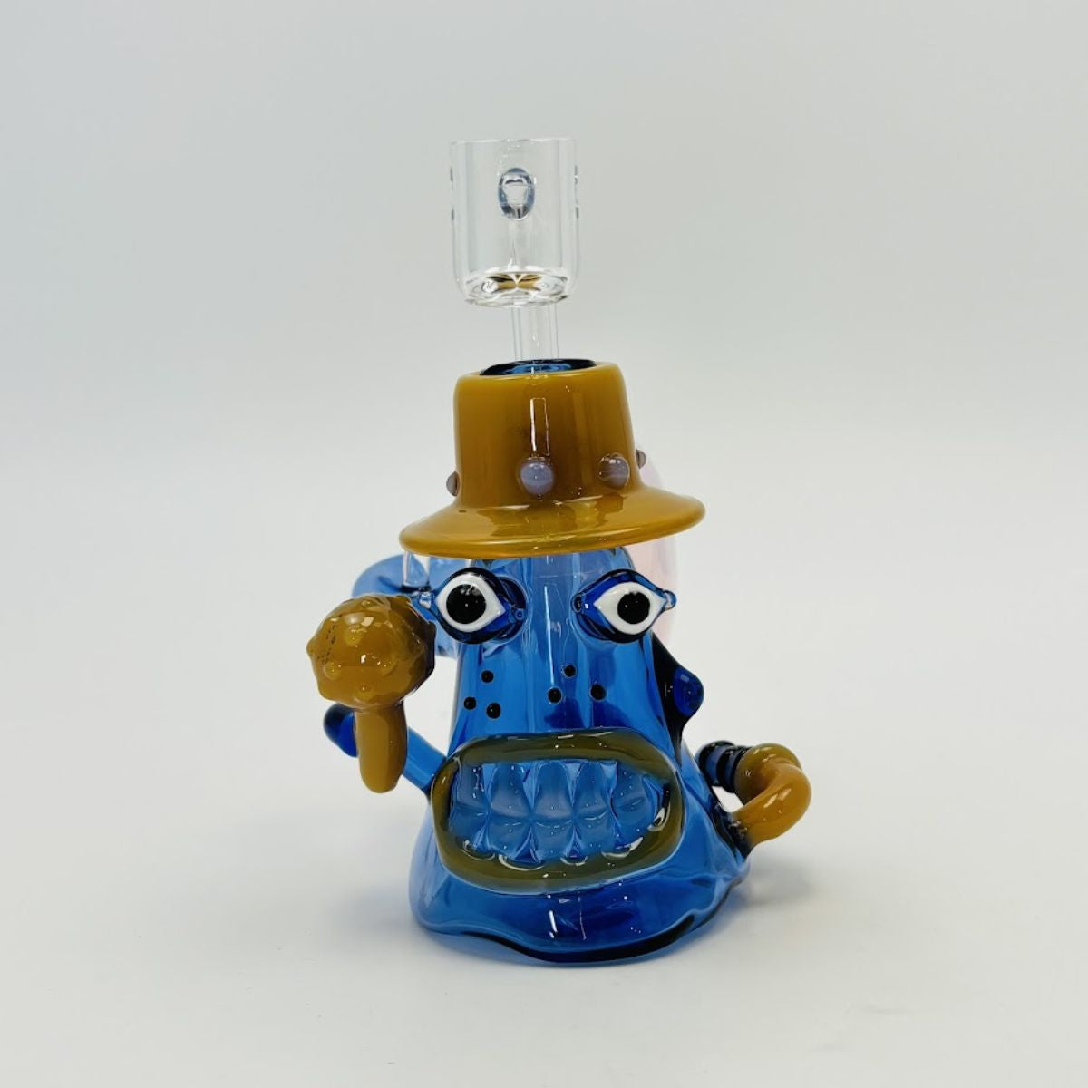 Silo Glass - Snail King Waterpipe - 6 Inches