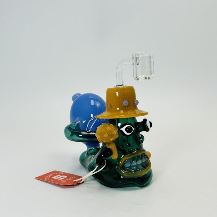 Silo Glass - Snail King Waterpipe - 6 Inches