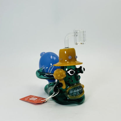 Silo Glass - Snail King Waterpipe - 6 Inches