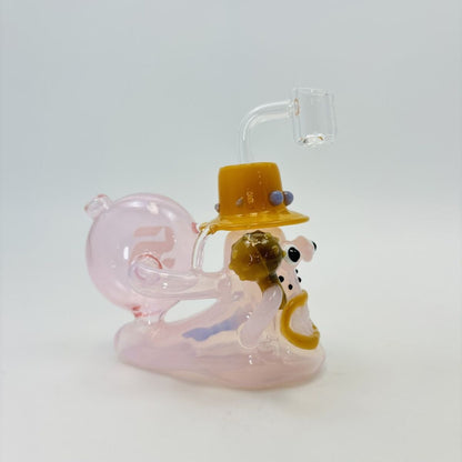 Silo Glass - Snail King Waterpipe - 6 Inches