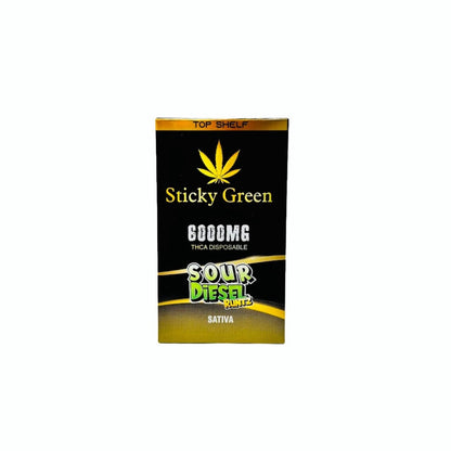 STICKY GREEN THC-A 6g DISPOSABLE