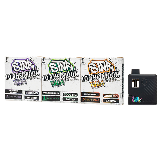 STNR Creations To The Moon THC-A Live Resin Disposable 3G