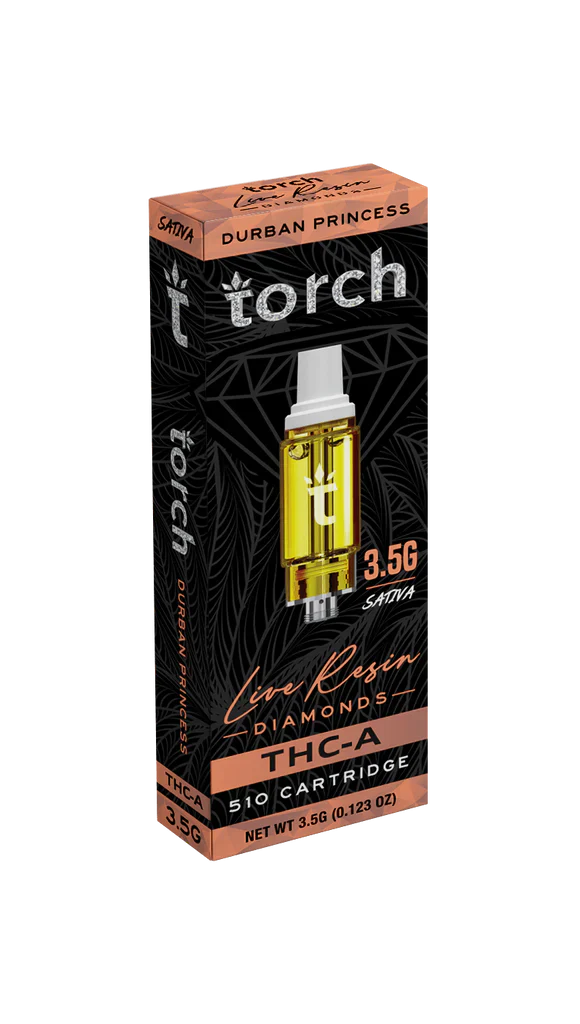 Torch THC-A Live Resin Diamonds 3.5G Cartridge