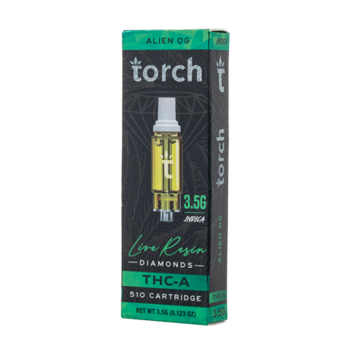 Torch THC-A Live Resin Diamonds 3.5G Cartridge