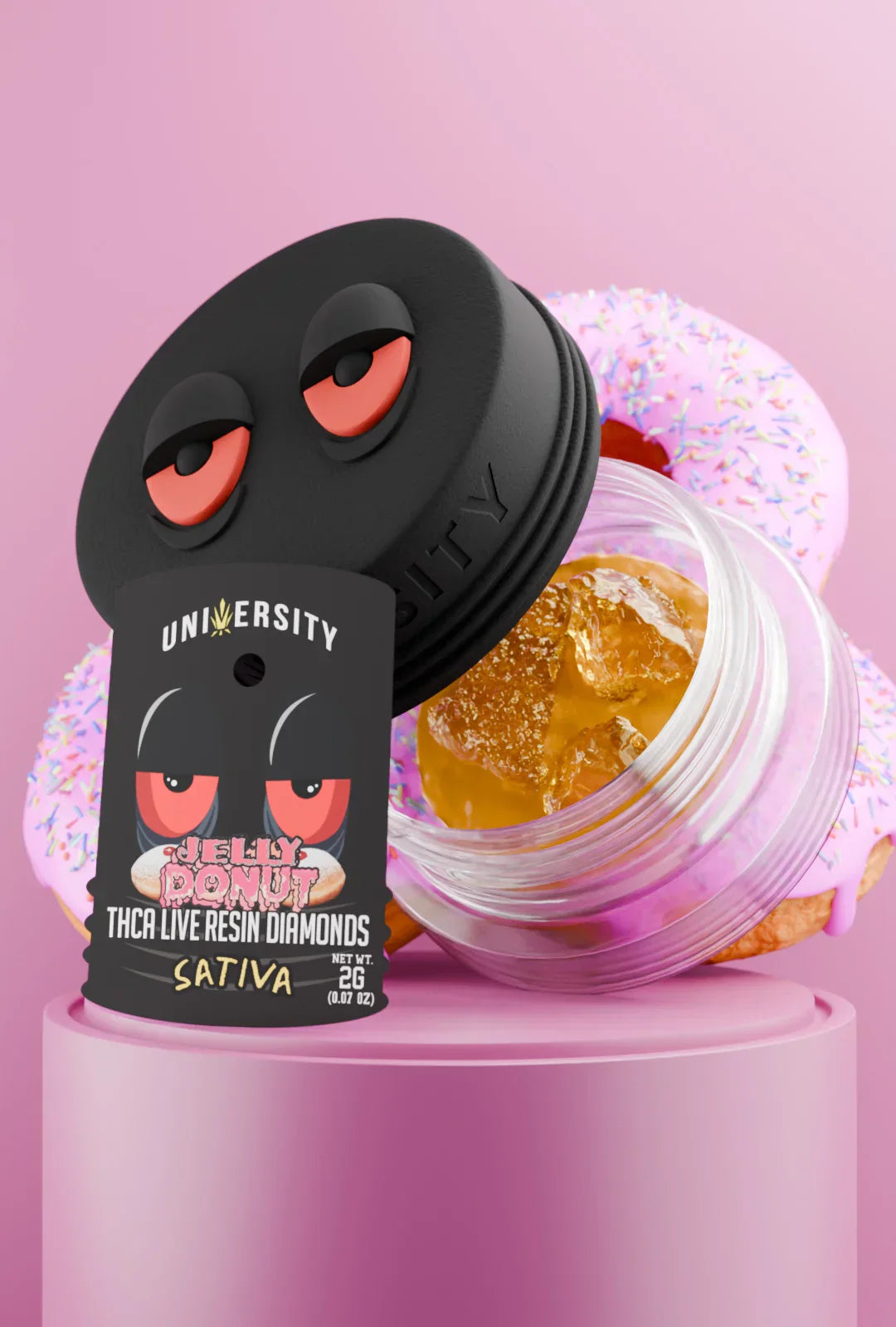 University THC-A Live Resin Diamond Dabs - 2g