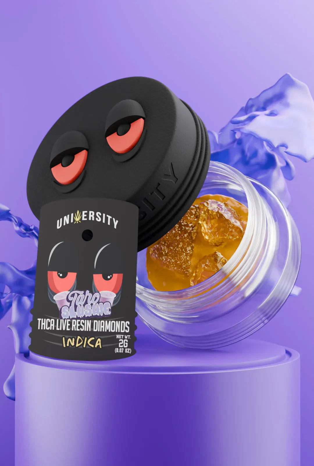 University THC-A Live Resin Diamond Dabs - 2g
