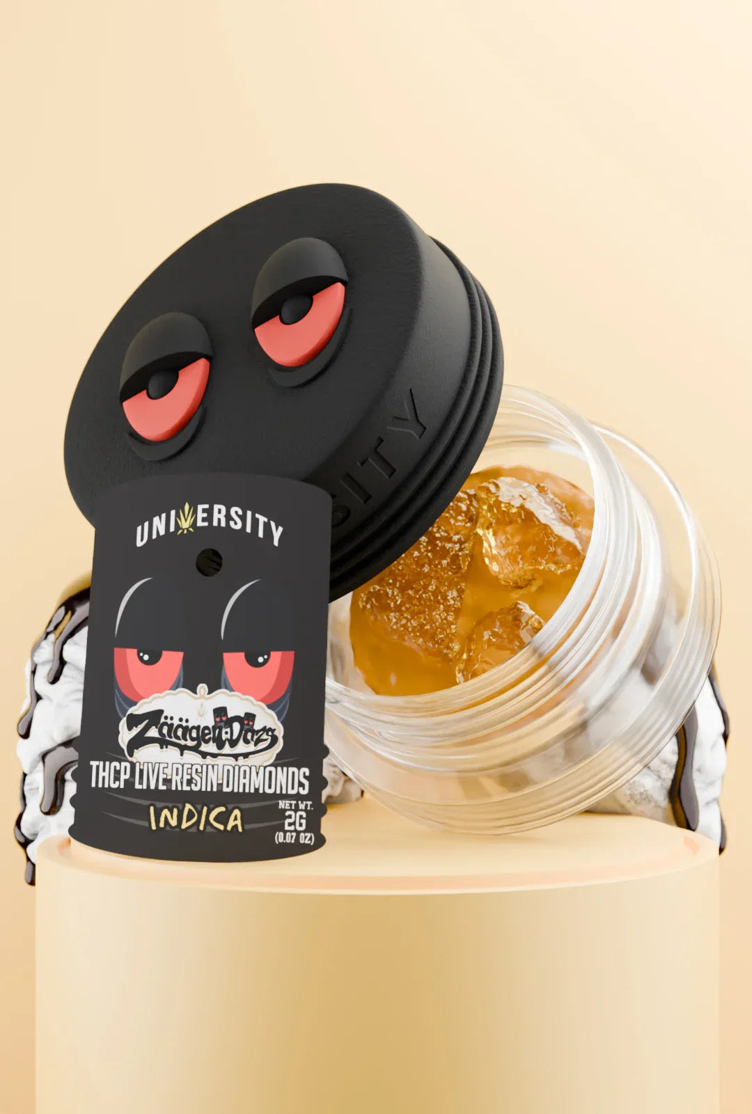 University THC-A Live Resin Diamond Dabs - 2g