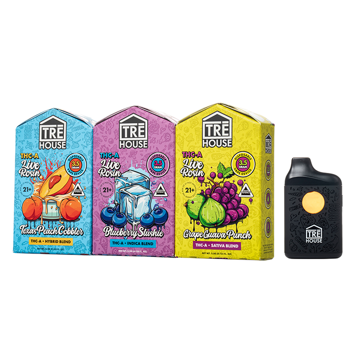 Tre House THC-A Live Rosin Disposable 3.5G