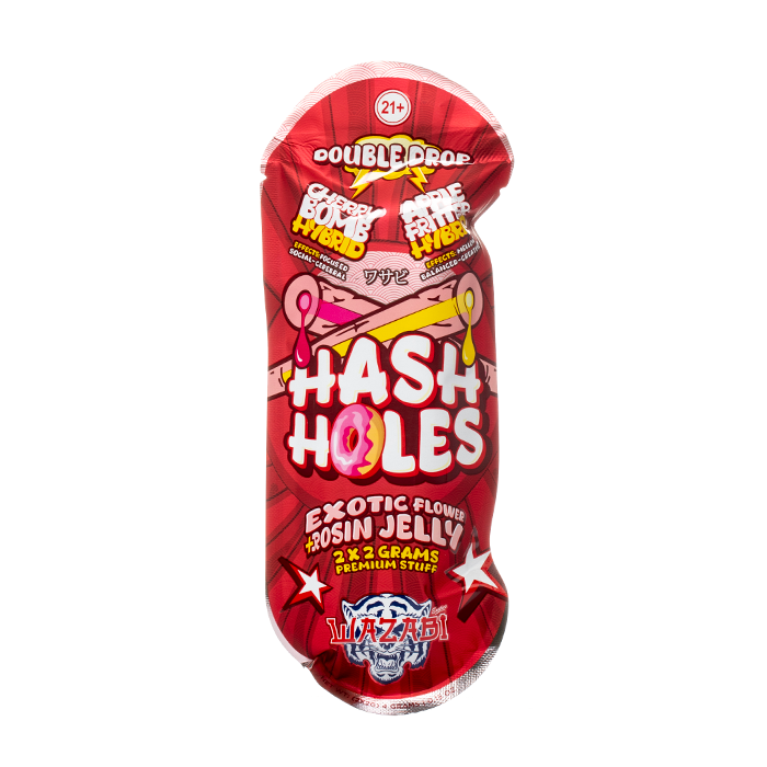 WAZABI EXOTICS 2G HASH HOLE DOUBLE DROP PREROLLS 2CT