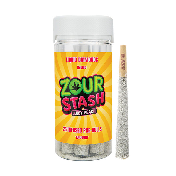 Zour Stash Liquid Diamond Pre-Rolls | (10ct) 20g